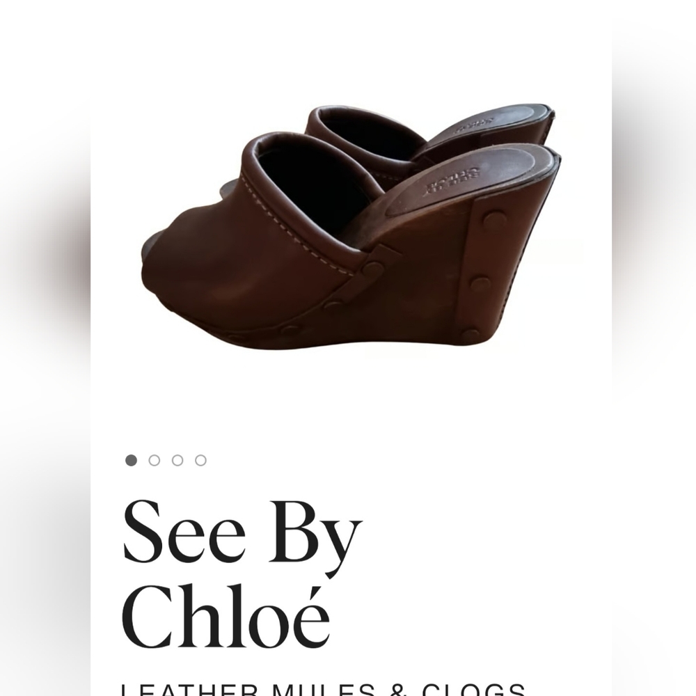 See by Chloe Mules- size 38 EU
